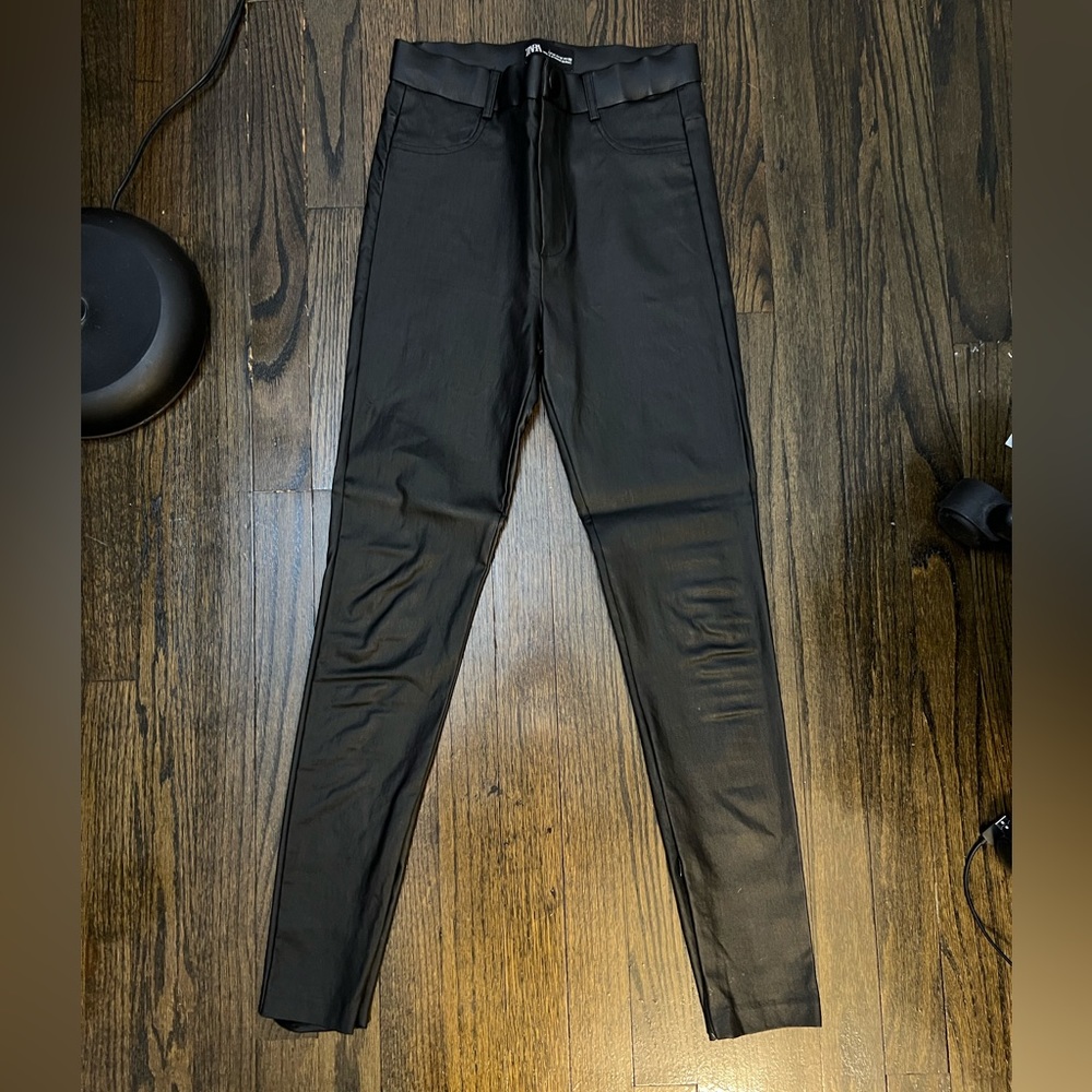 Zara leather pants